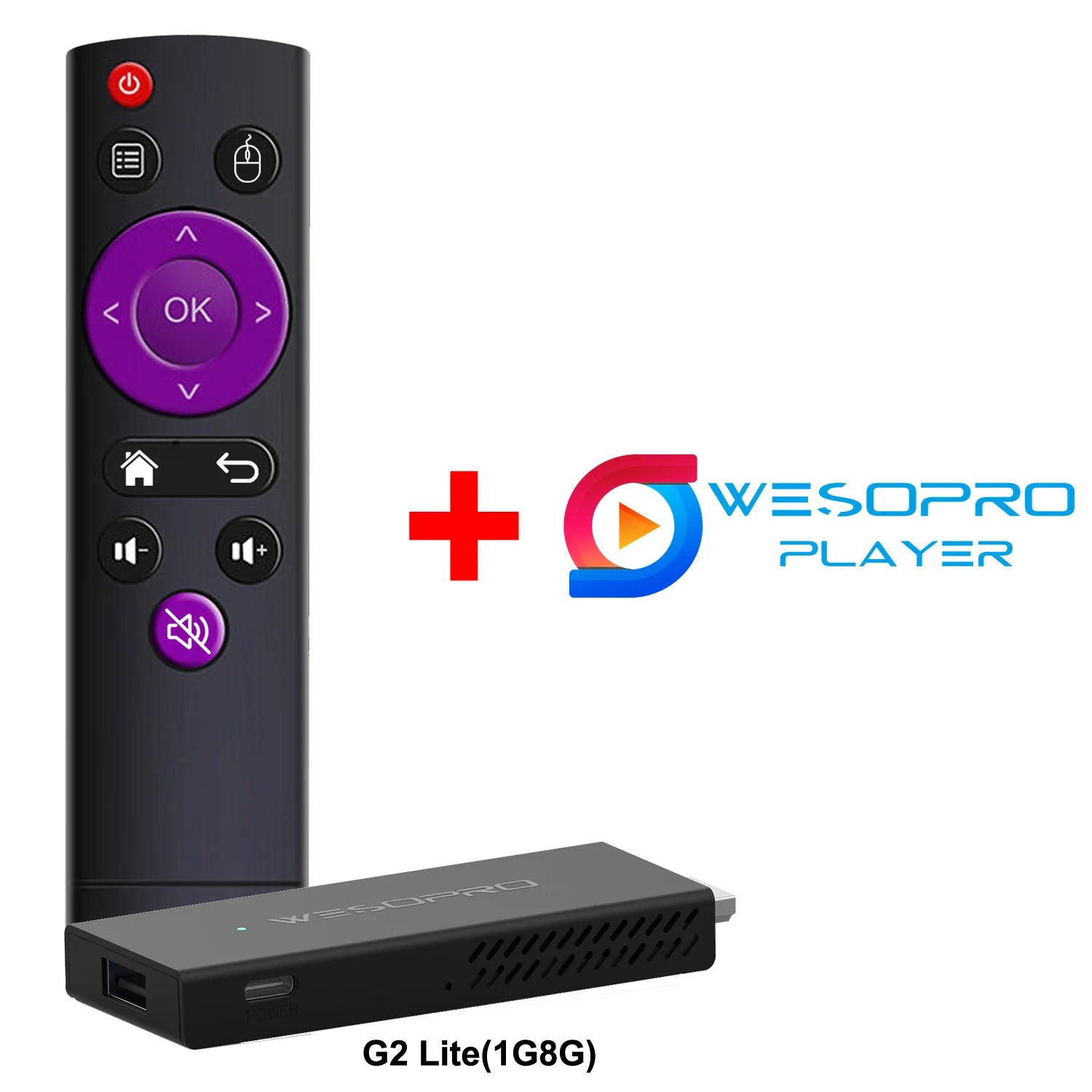 WESOPRO Android TV Stick G2 Lite – 4K Smart Streaming